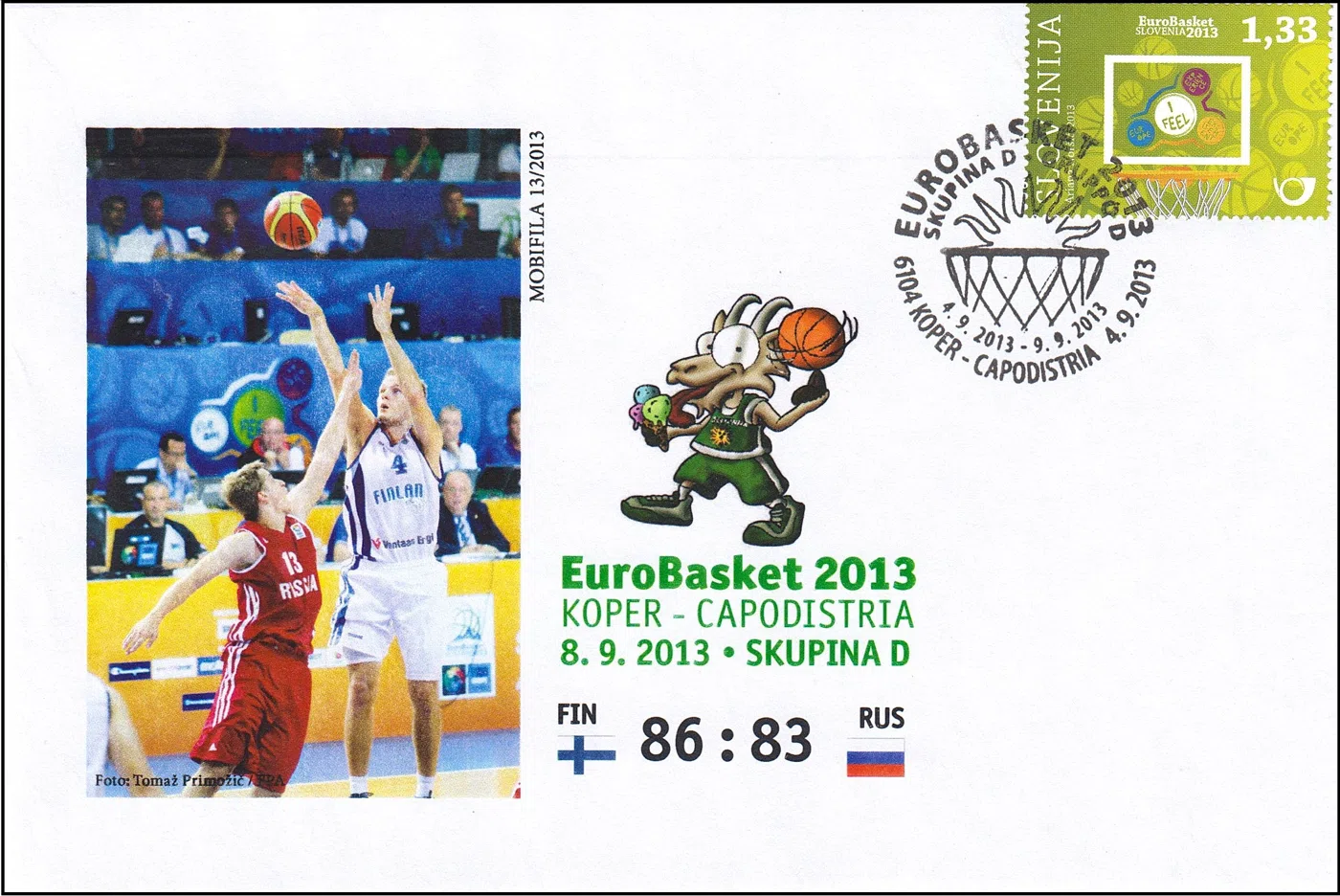 EUROBASKET 2013 SKUPINA D - GRUPPO D